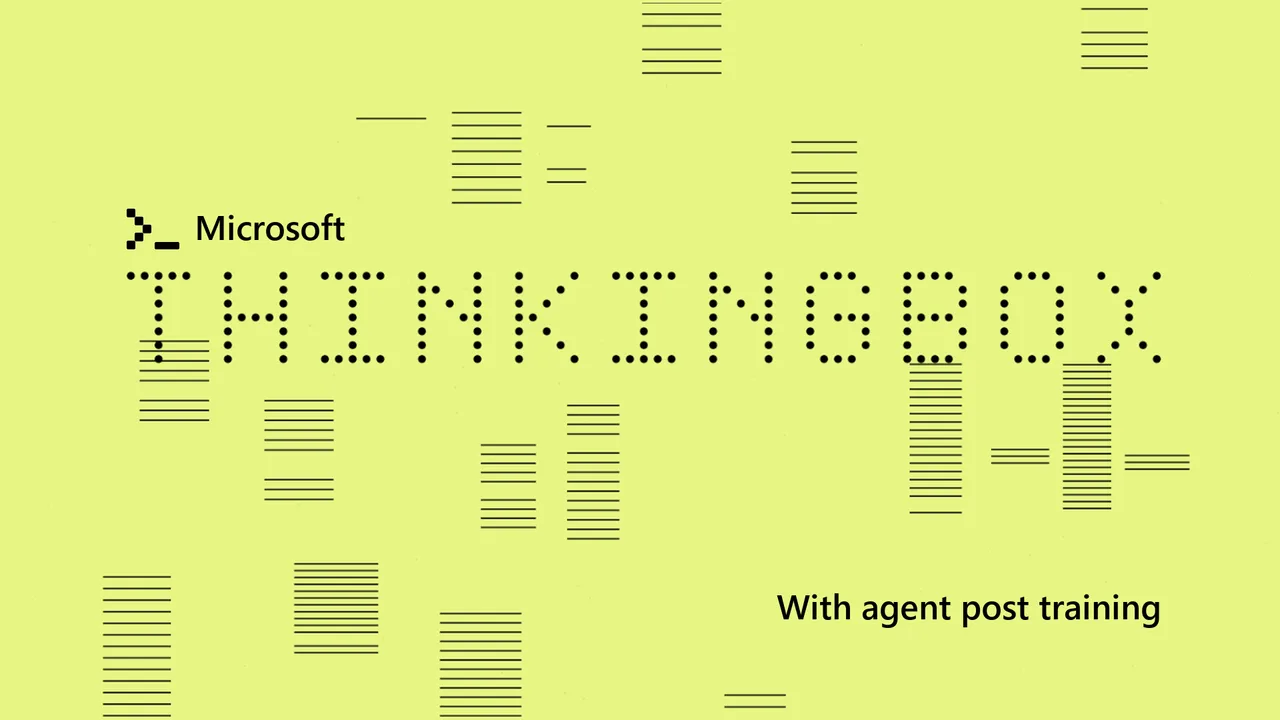 Схема обучения агентов ThinkingBox из публикации Microsoft и Hugging Face