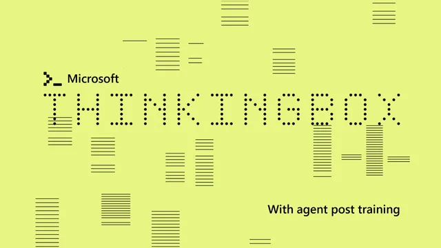 Схема обучения агентов ThinkingBox из публикации Microsoft и Hugging Face