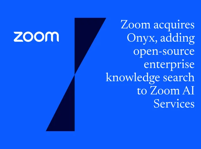 Иллюстрация приобретения Onyx компанией Zoom